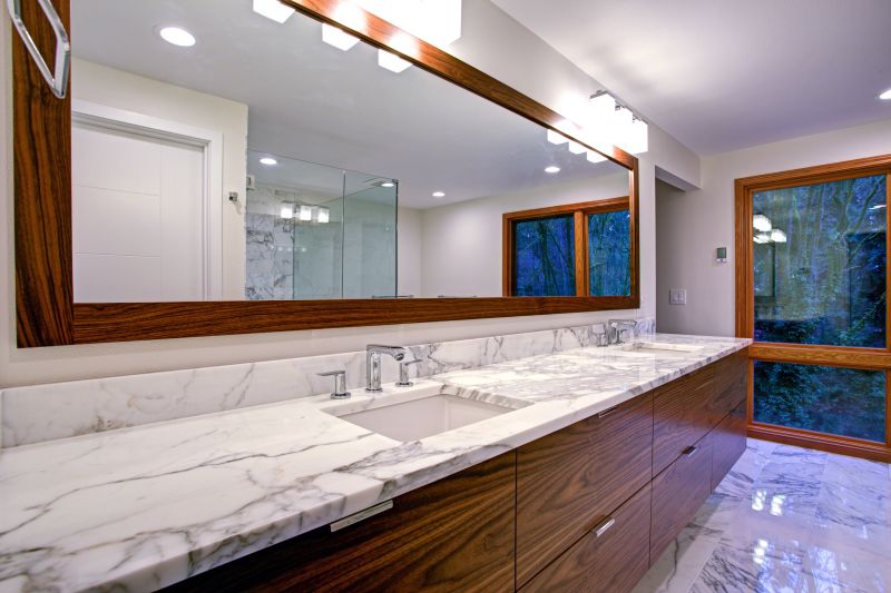Marble Bathroom Counter